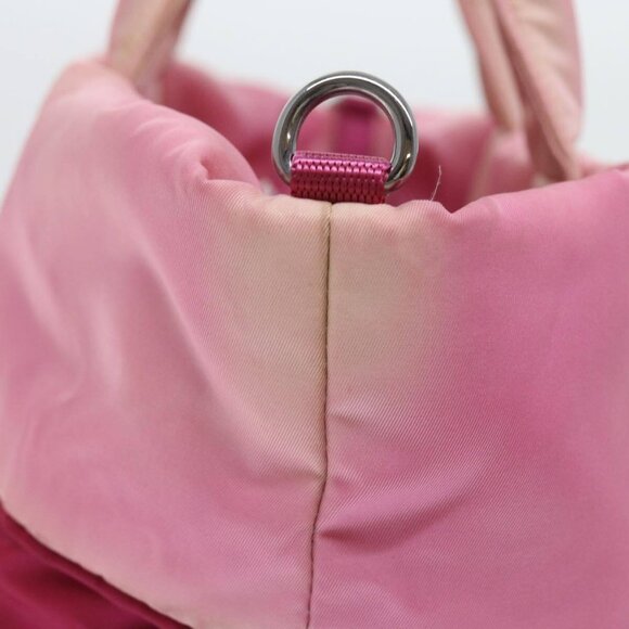 PRADA Hand Bag Nylon 2way Pink Auth bs9228 - Picture 5 of 15
